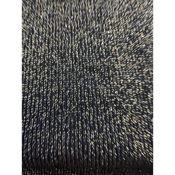 Carly Blake Women’s Vintage Holiday Sweater Gold Black Metallic M USA RN 63595 - Picture 7 of 7